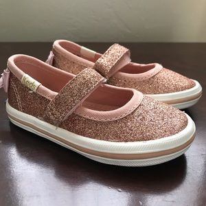 NWT Keds for Kate Spade Toddler Sloane MJ Rose Gold size 5.5